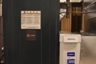 Trane furnace installation from Douglassville Mechanical Inc.