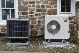 Mitsubishi ductless heat pump installation Douglassville Mechanical Inc.