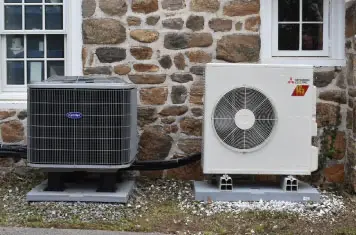 Mitsubishi ductless heat pump installation Douglassville Mechanical Inc.